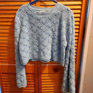 Pull on summer skirt with elastic waist, medium